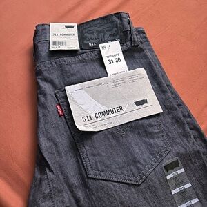 Levi 511 Slim Fit Dark Gray Jeans